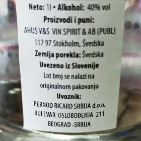 Absolut vodka 1L
