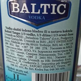 Baltik vodka prodaja