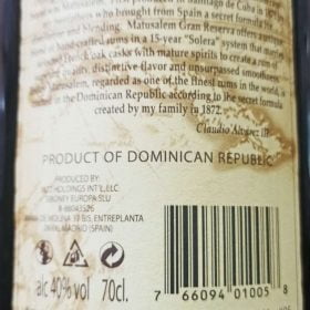 Matusalem rum