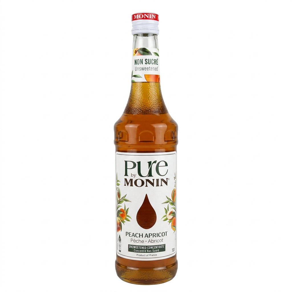 Monin Sirup Pure Breskva Kajsija 0.7L Monin Pure Breskva Kajsija 700Ml Prirodni Koncentrat Za Piće Bez Šećera